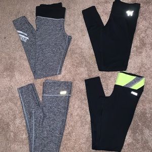 PINK Ultimate Leggings XS 4 Pairs!